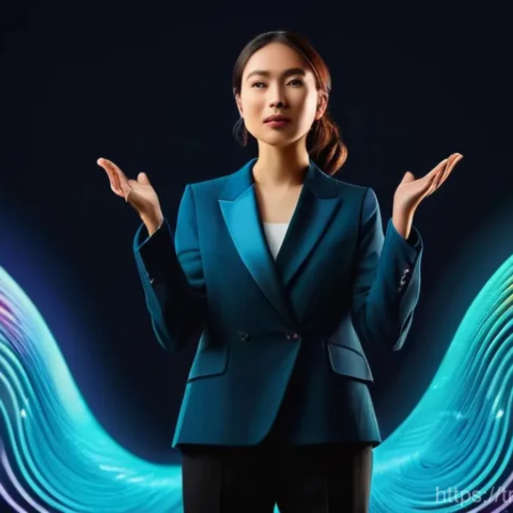 스토리텔러로서 새로운 커리어 도전법 - The Digital Storyteller: An Orchestra of Ideas**
A dynamic, wide shot of a modern storyteller, a yo...