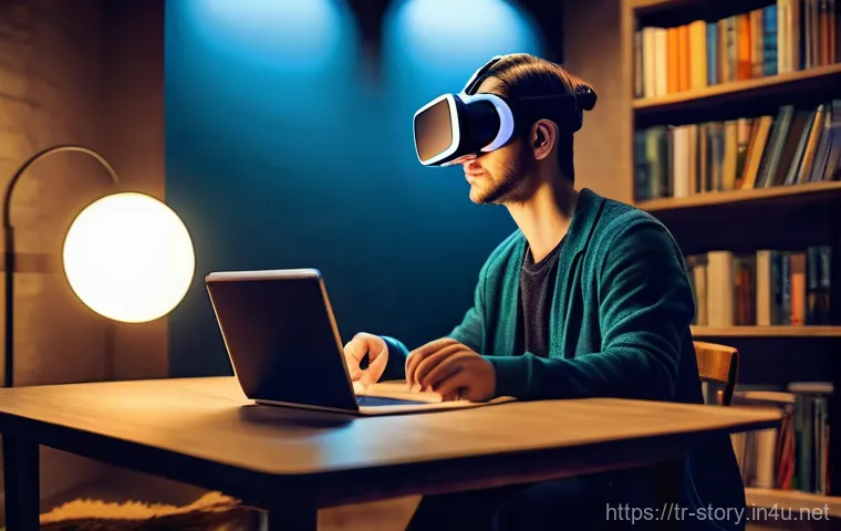 스토리텔러로서 새로운 커리어 도전법 - The Digital Storyteller: An Orchestra of Ideas**
A dynamic, wide shot of a modern storyteller, a yo... 스토리텔러로서 새로운 커리어 도전법 - The Digital Storyteller: An Orchestra of Ideas**
A dynamic, wide shot of a modern storyteller, a yo...