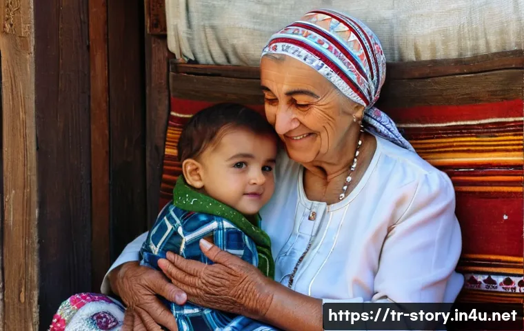 스토리텔러 관련 직업과 스토리 제작 방법과 사례 분석과 연구와 전략 - **Prompt:** An elderly Turkish grandmother (nene) with a warm, gentle smile and kind eyes, wearing a...
